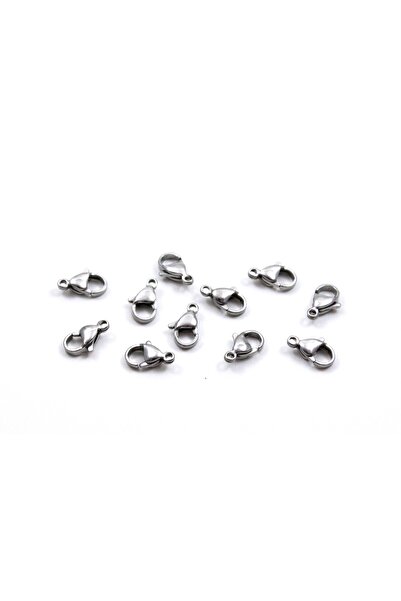 yfhobi 5 Adet - 12 mm, Çelik Papağan Klips. Armut Klips, Çelik Takı Klipsi, G...