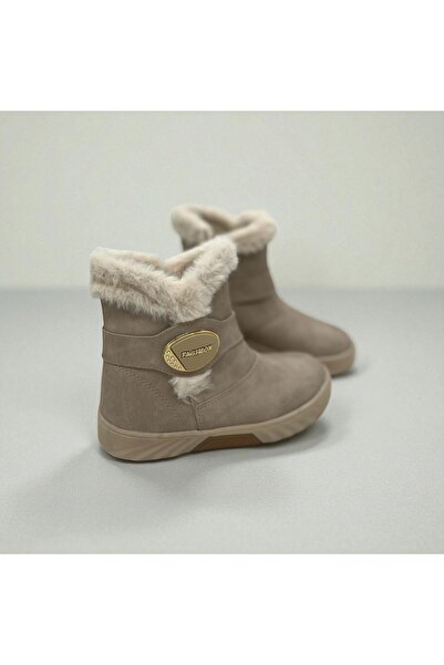 Rexba Girls' Boots with Buckle Detail and Anti-Slip Soles