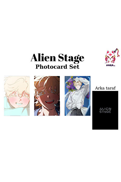 Hara Company مجموعة بطاقات صور أنيمي لوكا من سلسلة إيلين ستيج / مجموعة بطاقات v4 (3 قطع)