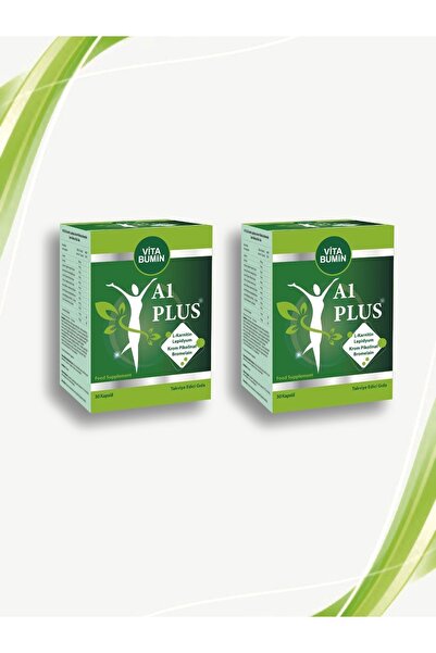 VİTABUMİN A Plus L-carnitine Lepidium - Bitkisel 30 Kapsül 2 Adet