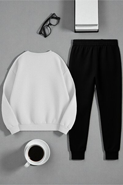 uyguntarz Unisex Today Is the Perfect Design Printed Crew Neck Sweatshirt - 2-Piece Tracksuit Set