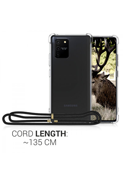 KWmobile Case for Samsung Galaxy S10 Lite, Silicone, Black, 51413.01