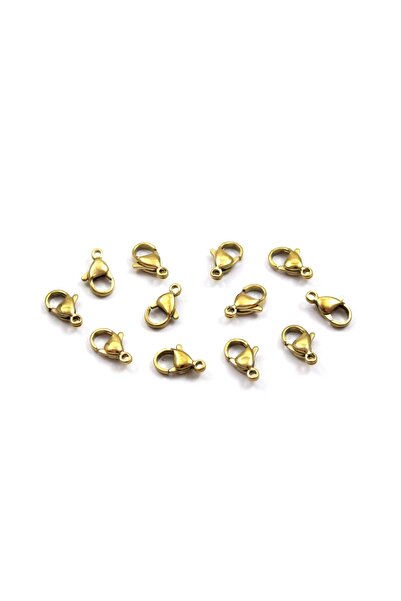 yfhobi 5 Adet - 12 mm, Çelik Papağan Klips. Armut Klips, Çelik Takı Klipsi, G...