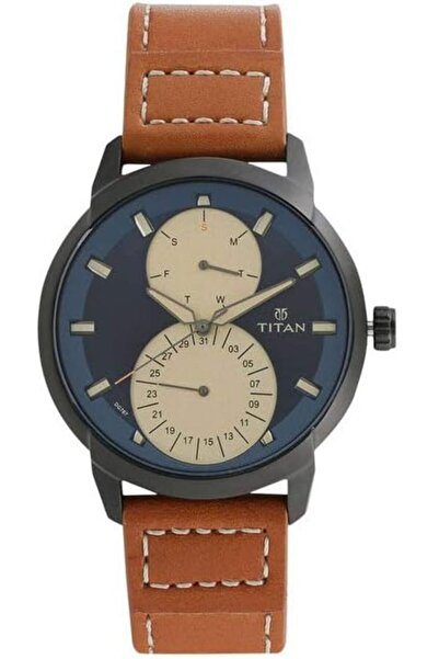 erorex Titan 1756NL01 Men's Analog Watch (Blue)