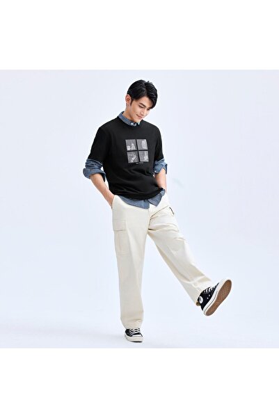 Giordano Men's Cotton Jersey Print Tee