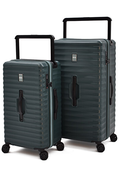 ELATAE Ground 2'li Valiz Seti Büyük Boy - Orta Boy 2'li Set Valiz Cannella 10736
