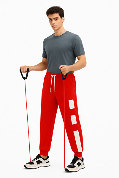 STITCH by MH Men's Side Stripe Box Cotton Trousers.