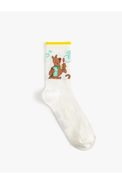 Koton Women's Scooby Doo Socks Licensed Patterned (Aw 25)
