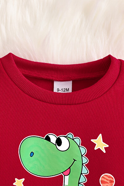 ADABEBEK Premium Dinosaur Printed Vest Set 3-Piece Bottom and Top Baby Set 24750