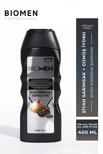 Biomen Professional Dökülme Karşıtı Siyah Sarımsak Şampuan 400 ml