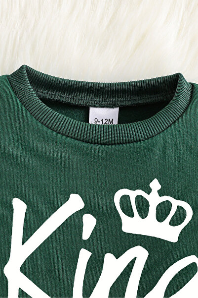 ADABEBEK Premium King Printed Vest Set 3-Piece Bottom Top Baby Set 24741