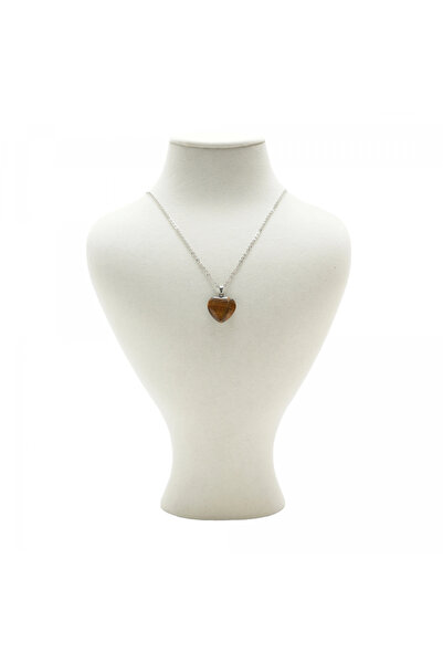 Saldives Tiger Eye Natural Stone Necklace