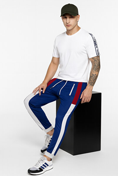 STITCH by MH Men’s Colorblock Jogger Pants with Zipper Pocket