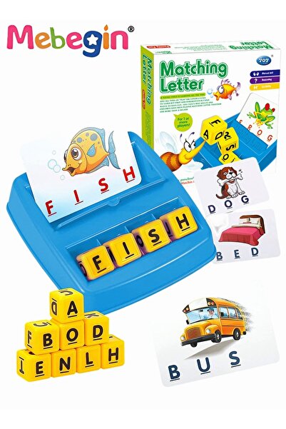 MEBEGIN لعبة مطابقة الحروف، لعبة ألغاز الكلمات الإنجليزية، مجموعة ألعاب إملائ...
