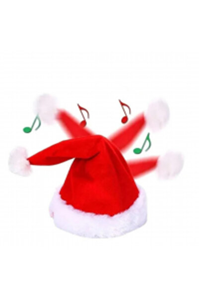OEM Pălărie amuzantă de Moș Crăciun — Musical și dans