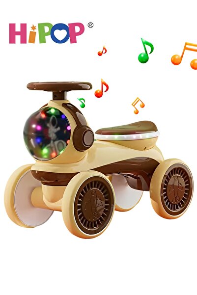 HIPOP دراجة توازن للأطفال، سيارة ركوب للأطفال مع رذاذ فقاعات، ضوء وموسيقى، تد...