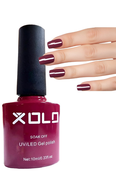 xolo Kalıcı Oje 10 ML Bordo Patlıcan K008