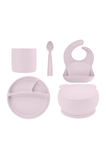 OiOi 5 Piece Nutrition Set Misty Lilac (with Basic Apron)