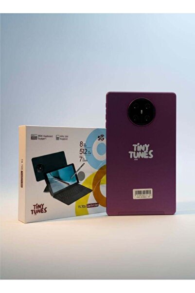 Tiny Tunes TS705 Kids Tablet, 7 Inch Display, Keyboard and Pen, Wifi, SIM Support