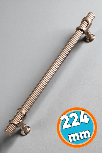 NZB Mobilya Dolap Çekmece Kapak Mutfak Dolabı Kulpları Kulbu Kulpu Bronz Metal Kulp 224 mm-22.4 cm