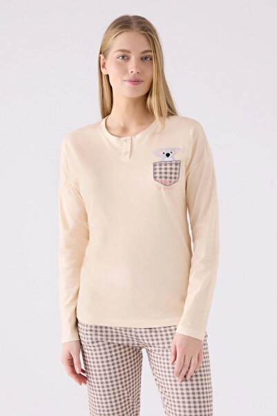 Arnetta Women's Double Set - Biscuit