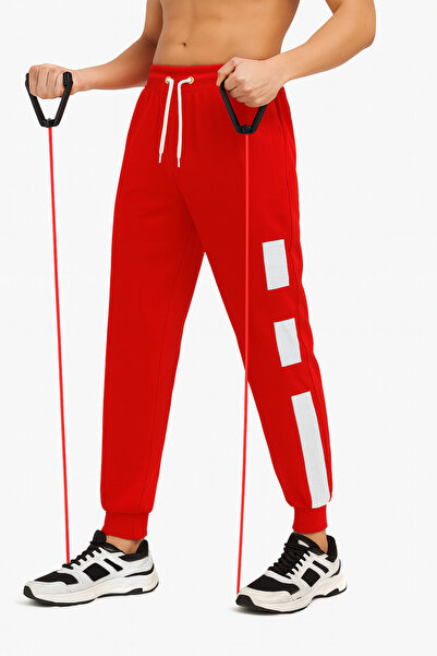 STITCH by MH Men's Side Stripe Box Cotton Trousers.