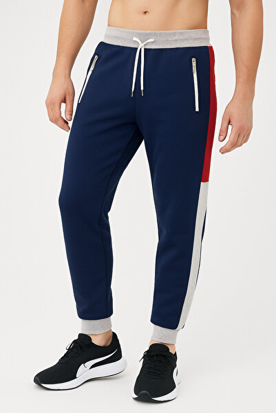 STITCH by MH Men’s Colorblock Jogger Pants with Zipper Pocket