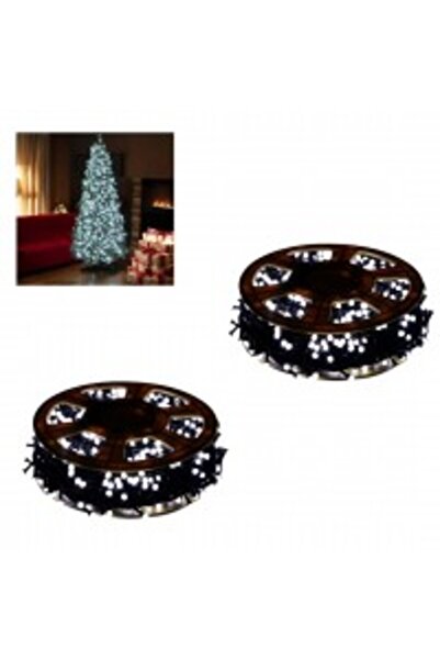 OEM Set de 2 ghirlande luminoase LED liniare de Crăciun, 100 m, albe