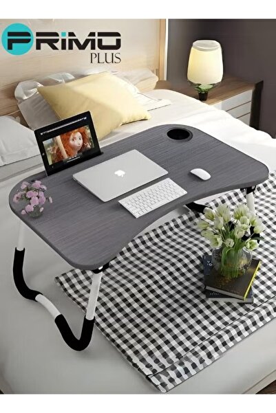 Primo Plus Foldable Laptop Table With Cup Holder Combination Material