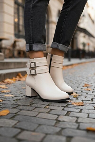 Santamarina Women's Harmina Double Buckle Short Boots