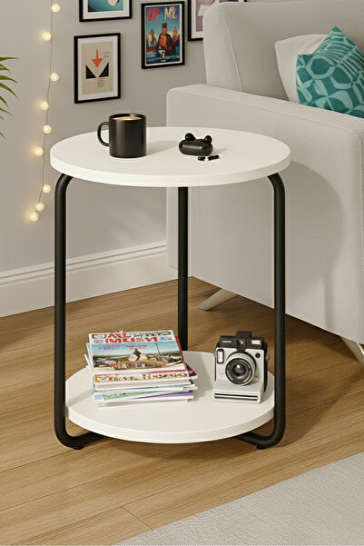 PEKA Yan Sehpa Modern Komodin Çok Amaçlı Salon Oturma Odası Zigon Sehpa