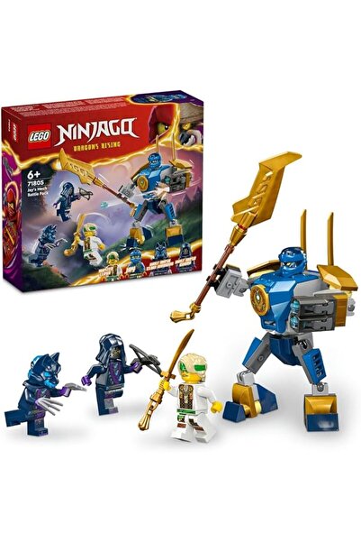 LEGO NINJAGO Jay’s Mech Battle Pack (71805) - Action Figure Toy for Kids 6+