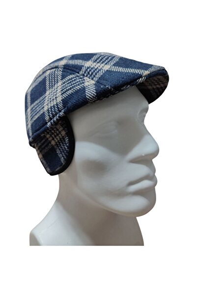 PAKER GİYİM Men's Winter Earflap Duckbill Cap Hat