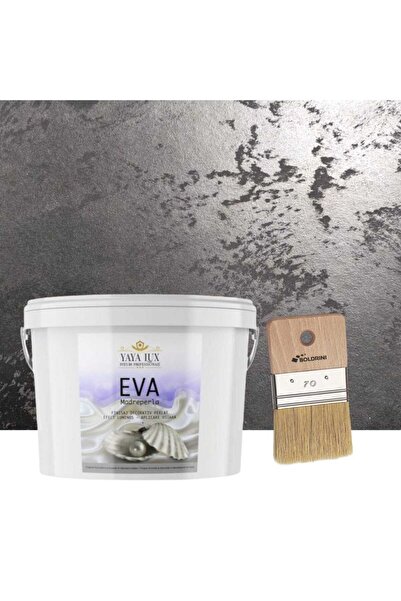 YaYa Color Luxury Decorative Paint Set, Eva Madreperla, Black, 2.5 Liters and...