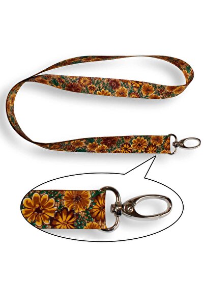 Other Șnur lung folk Opole flori toamnă maro