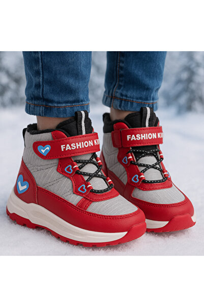 OUTLET41 KIZ ÇOCUK BANTLI KAR BOTU KİDS