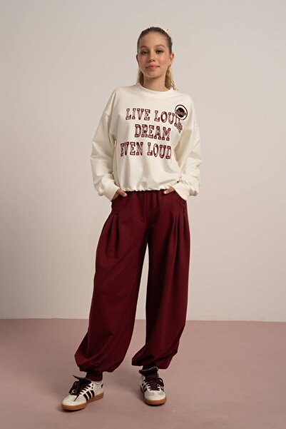 LOCO 09-15 Years Old Girl's 2-Ply Rubber Leggings - Bordo