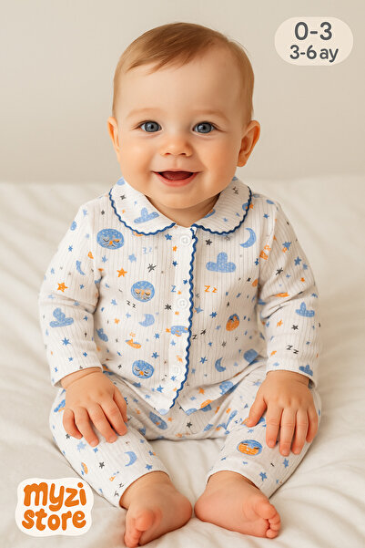 MYZİ STORE Baby Kids Pajama Set (0-3 and 3-6 Months)