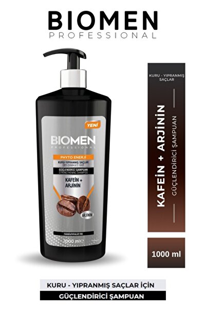 Biomen Professional Kafein&arjinin Kuru Ve Yıpranmış Saçlar Için Şampuan 1000 ml
