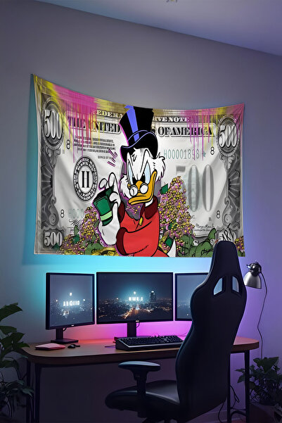 RUGRUMBA Tapiserie Para cu imprimeu – Tematică pentru jucători, țesătură de c...