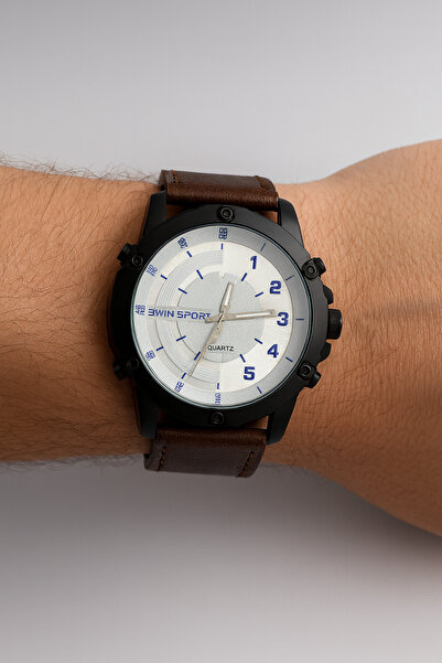 G Sport POLO Leather Cord Luxury Men's Wristwatch