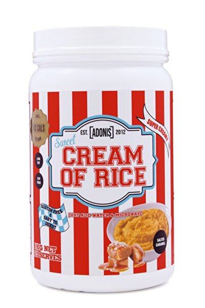 Adonis Gear Sweet Cream Of Rice (Carbohydrates) – Salted Caramel 1kg