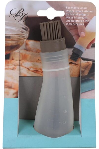 B&D فرشاة دهن ذاتية الوقوف مع شعيرات سيليكون ووعاء قياس