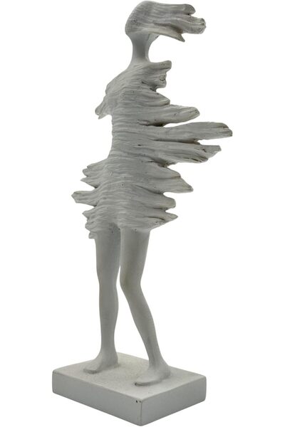 B&D Modern Abstract Figurine by banddtools — Grey Decorative Art Statue