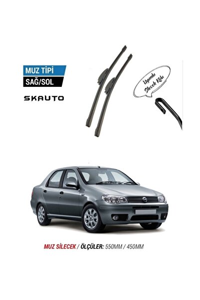 SKAUTO Fiat Albea Ön Cam Muz Silecek Takımı (2002-2012)