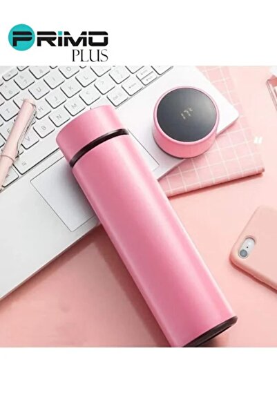 Primo Plus Stainless steel vacuum thermal bottle with smart LED display that displays temperature