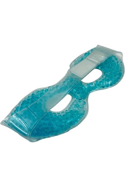 B&D قناع جل تبريد للعين، قناع علاجي للوجه قابل لإعادة الاستخدام مع خرز - أزرق...