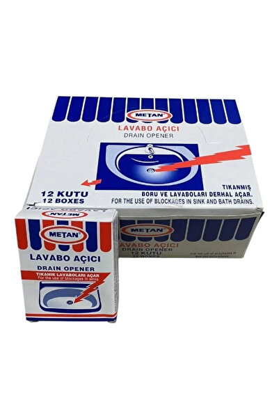 Genel Markalar Metan Lavabo Açıcı 12 Adetli