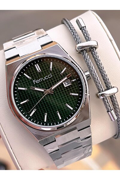Ferrucci Nişan Ve Takım Elbiselere Özel Takvimli Kadran 2 Yıl Garantili Spor Erkek Kol Saati J3625.2
