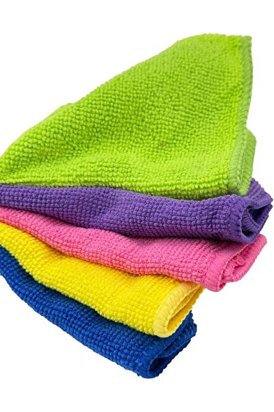 B&D BandDTools Microfiber Cleaning Cloths, Multicolor Pack, 30 × 30 cm, 5 Pieces